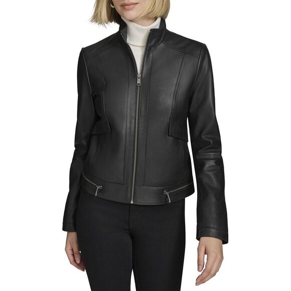 Andrew Marc Womens  Rowan Leather Coat - Picture 1 of 3